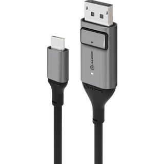 ALOGIC Ultra USB-C til DisplayPort 4K 60Hz Kabel - 2m - Sort