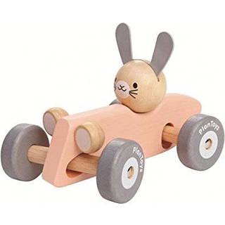PlanToys - Kanin Racerbil - Rosa