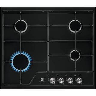 Electrolux EGS6424K kogeplade Sort Indbygget 60 cm Gaskomfur 4 zone(s)