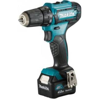 Skruemaskine Makita DF333DWME; 12 V; 2x4,0 Ah batt.