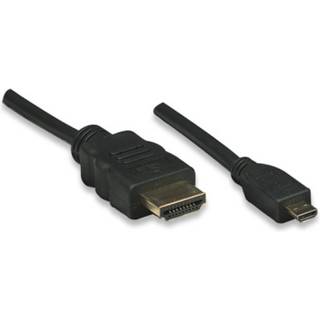 TECHly HDMI han -> Mikro HDMI han 3 m Sort