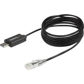 StarTech.com ICUSBROLLOVR kabel kønsskifter RJ-45 USB 2.0 Type-A Sort
