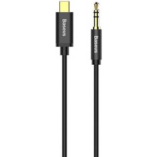 Baseus - USB-C til Mini Jack Audio-Kabel - Sort, 1,2m