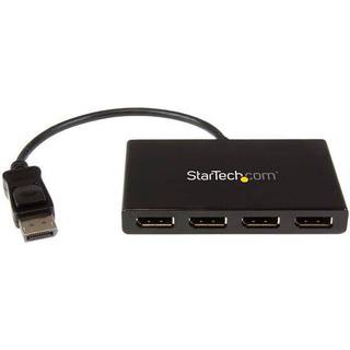 StarTech.com DisplayPort to DP Multi Monitor Splitter - 4-Port MST Hub - video splitter - 4 ports
