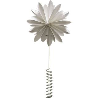Dbkd Tree Tops Christmas Decoration Flower - Julepynt Papir Hvid - MO12600009