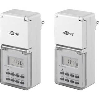 Goobay Digital Timer IP44, 2-pak