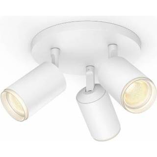Philips Hue Fugato Plate/Spiral 3x5.7W Spots - Hvid