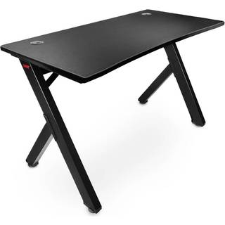 Svive Cygnus Gaming desk mat sort med grå sømme