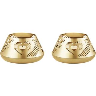 Georg Jensen Fyrfadsstager Hjerte 2 stk. 2019 Guld