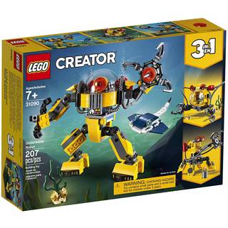 LEGO -skaber 3in1 Underwater Robot 31090 Building Kit (207 stykker)