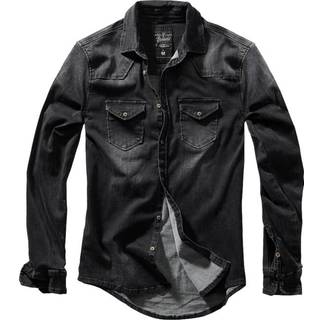 Brandit Riley Denim Skjorte Denim Sort