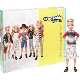 Creatable World Deluxe Dukke med Blondt bølget hår