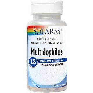 Solaray Multidophilus 12 Kosttilskud 100 stk. + FRI FRAGT