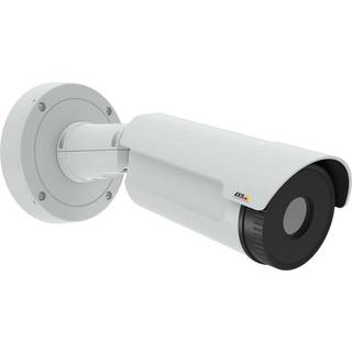Axis Communications Wärmebildkamera Bullet 0789-001 mit hoher Megapixel Auflösung, Thermalkamera mit Branderkennung - weiß