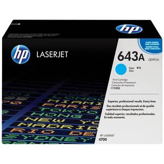 HP Color Toner 643A, cyan, 10.000 sider