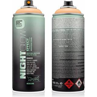 Montana Night Glow Effekt Spraymaling - Orange, 400ml.