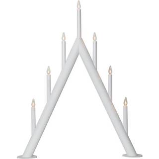 Lysestage Circum, spids, 7-flamme, gråbrun