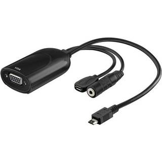 MHL™-adaptermicro USB (MHL™) > VGA