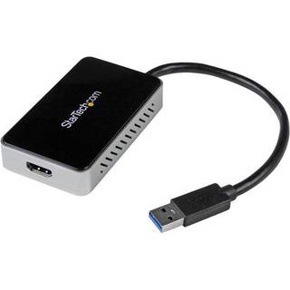 StarTech.com USB 3.0 to HDMI External Video Card Adapter with 1-Port USB Hub ekstern videoadapter