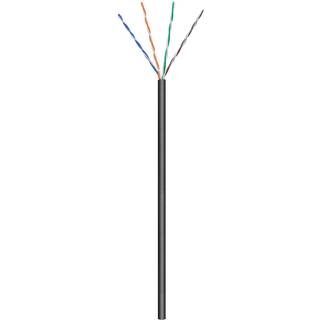 CAT 5e udendørs kabel, U/UTP, sort