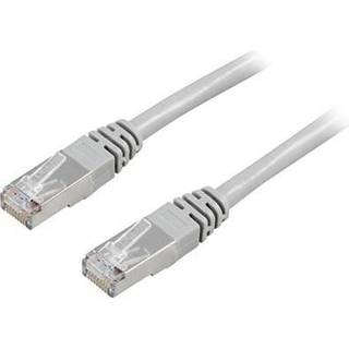 DELTACO F/UTP Cat6 patchkabel, 35m, grå
