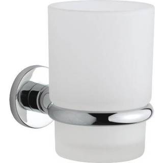 Damixa tandkrusholder i krom med glas