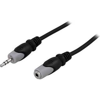 Deltaco 3,5mm lydkabel15m- Sort