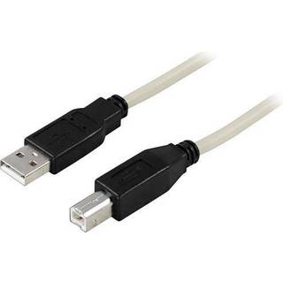 DELTACO USB 2.0 kabel Type A han - Type B han 0,5m