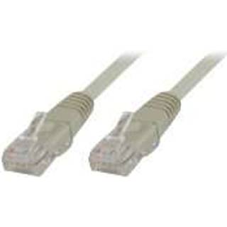 MICROCONNECT U/UTP CAT6 0.4M Grey LSZH