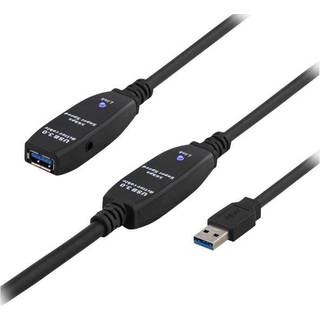 Deltaco Usb3-1006 10m. Usb-a Usb A Sort