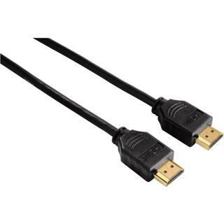 Hama HDMI Cable Ethernet Flat Black 1.5m