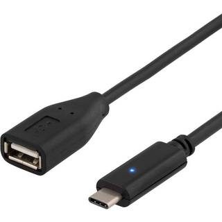 USB-C 3.1 til USB-A 2.0 han kabel - 0.25 m