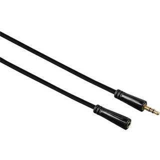 Hama overgangskabel, 3.5 mm han - 3.5 mm hun (3 m) - På lager i butik