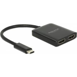 adapter SDP4320 USBC/2xHDMI BK