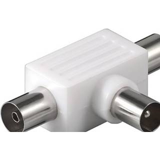 Goobay Koaksial T-Adapter - To hunkøn/Et hankøn