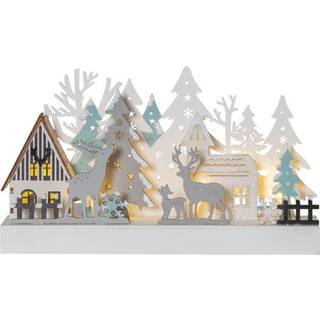 Star Trading - Advent Candlestick Reinbek - White - 18 cm