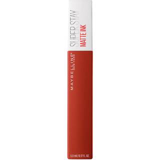 Maybelline Super Stay Matte Ink Liquid Lipstick Makeup Langvarig h?j p?virkning Farve op til 16 timer B?rbanebryder Maple Leaf Red 1 Count