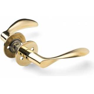 Arne Jacobsen dørhåndtag - AJ111 dørgreb i blank messing 111 mm, stor model • d line