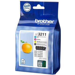Kompatible blækpatroner Brother LC 3211, 4 stk. rabatpakke 45 ml