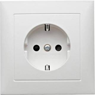 Stikkontakt Komplet 1 Modul S. Hvid Berker