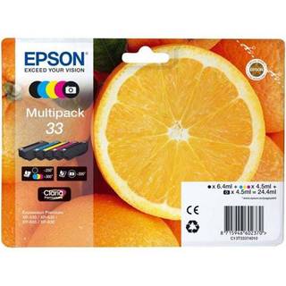Epson Blækpatron MultiPack Bk,C,M,Y,PBK, Innehåll 6,4ml+ T3337