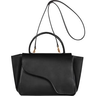 ATP ATELIER - Sort - Arezzo Leather Handbag - Onesize