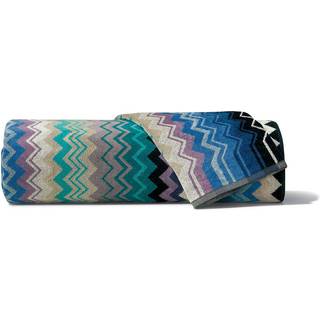 Missoni Bath Linens - 'Giacomo' bath towel, blue in Blue Multicolor 100%CO