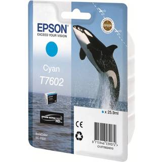 Epson Epson T7602 Blækpatron Cyan T7602