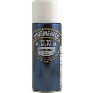 Hammerite Hammerlak spray hvid, 400 ml