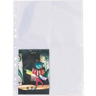 Plastlommer foto 80my 10x15cm A4 klar, 100stk. 78001