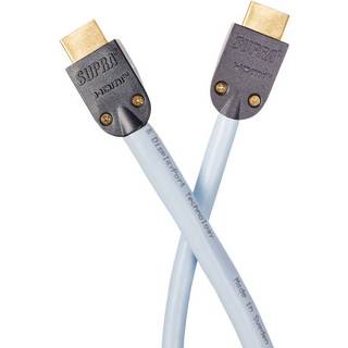 SUPRA HDMI kabel, ice-blue | 10,00 meter (4K@60Hz) | PRIS-MATCH