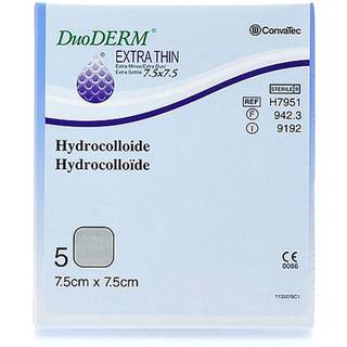 Duoderm Extra Tynd 7,5 x 7,5 cm 5 stk.