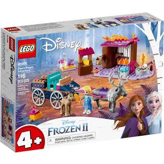 Lego Disney Frozen II Elsa's Wagon Carriage Adventure 41166 Building Kit med Elsa & Sven Toy Figure (116 stykker)