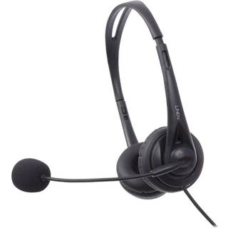 Lindy USB stereo headset med mikrofon (USB-A) | PRIS-MATCH